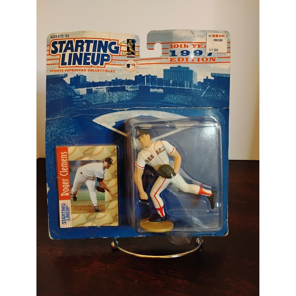 Roger Clemens 1997 Starting Lineup Boston Red Sox Figure Kenner 10th Anniversary